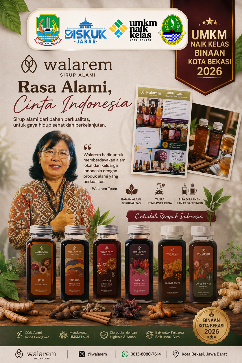 Logo Walarem Sirup Alami