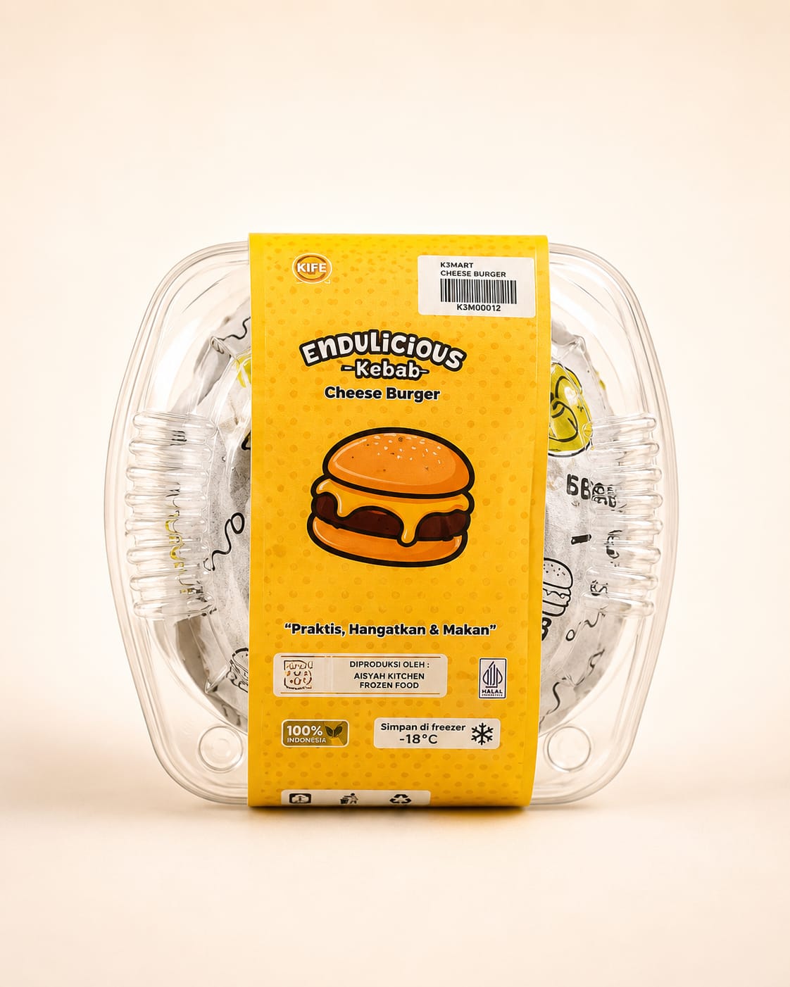 Endulicious Kebab Cheese Burger