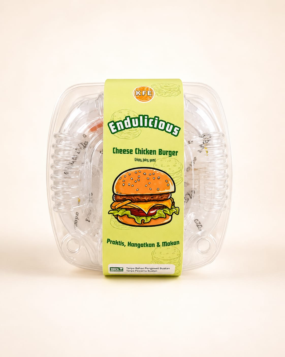Endulicious Kebab Cheese Chicken Burger